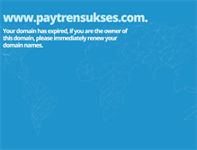 Tablet Screenshot of paytrensukses.com